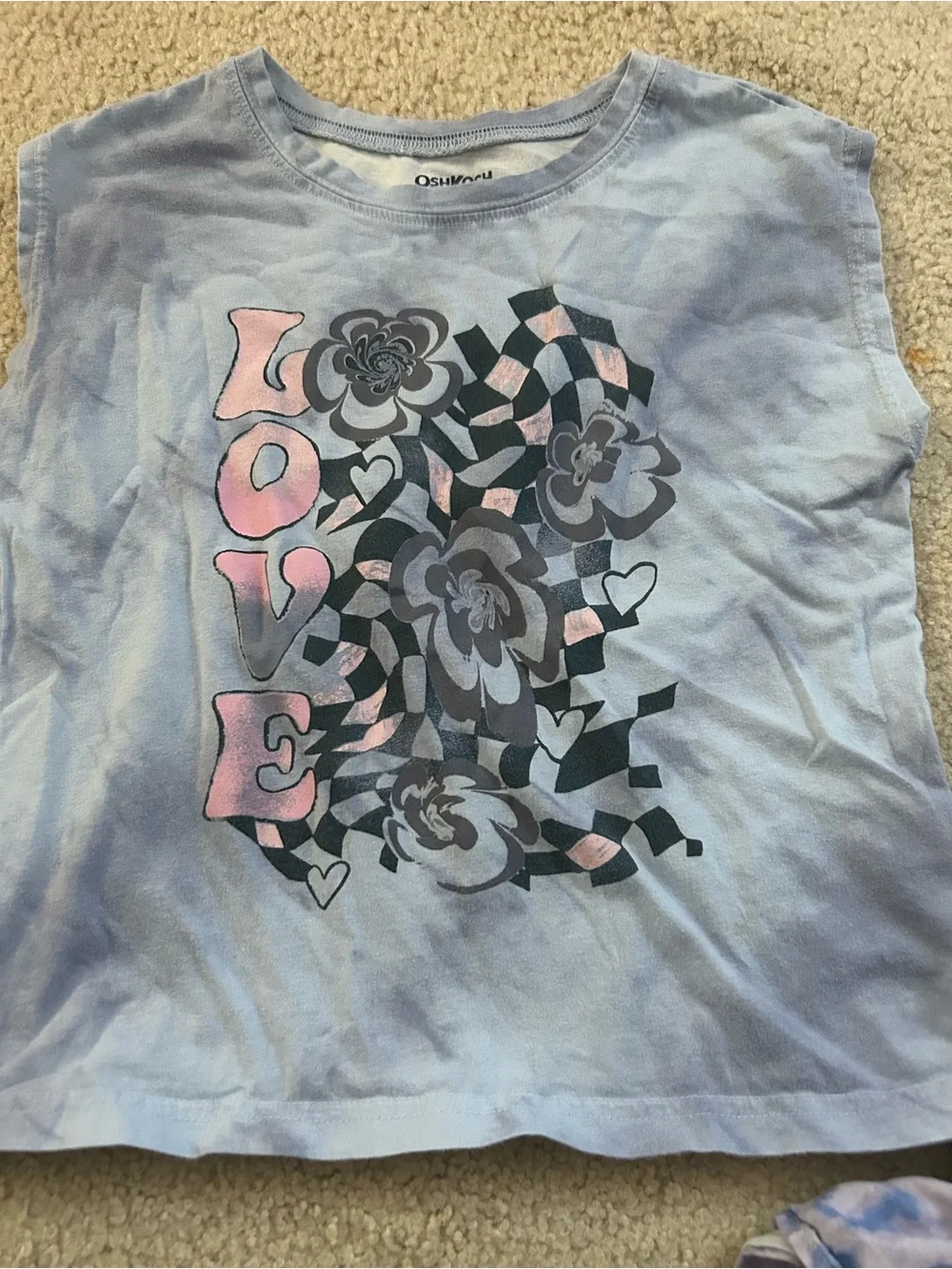 lot of 2 girl’s purple summer tops size 8